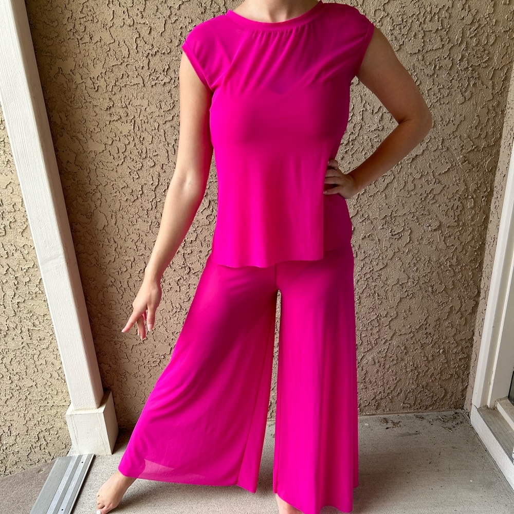 Pink sheer set